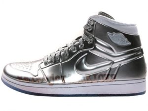 jordan silver shoes